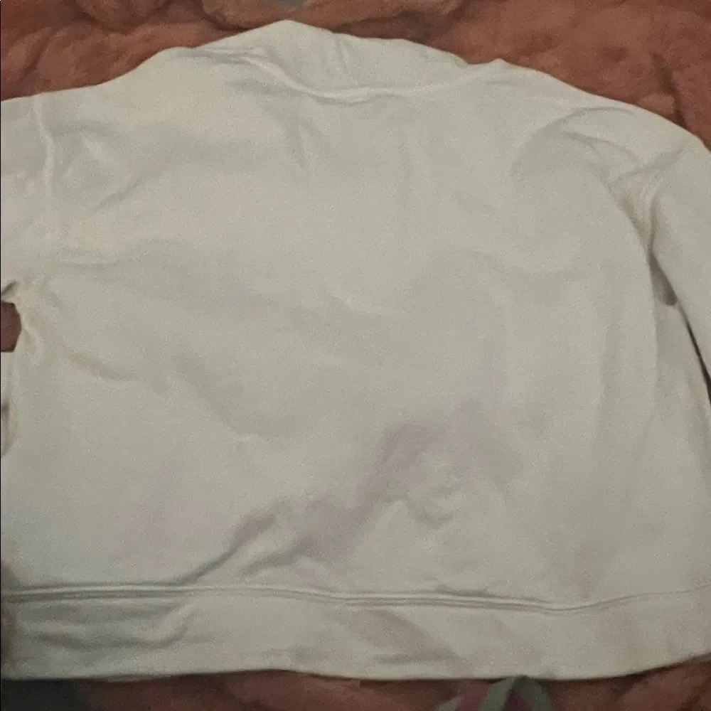 Old Navy White Hoodie with Multicolor 'All Good' Design